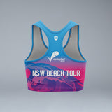 Volleyball NSW Beach Crop Top - Blue