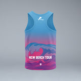 Volleyball NSW Beach Singlet - Blue