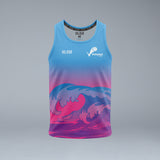 Volleyball NSW Beach Singlet - Blue