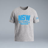 NSW Athletics 2026 All Schools Grey Tee