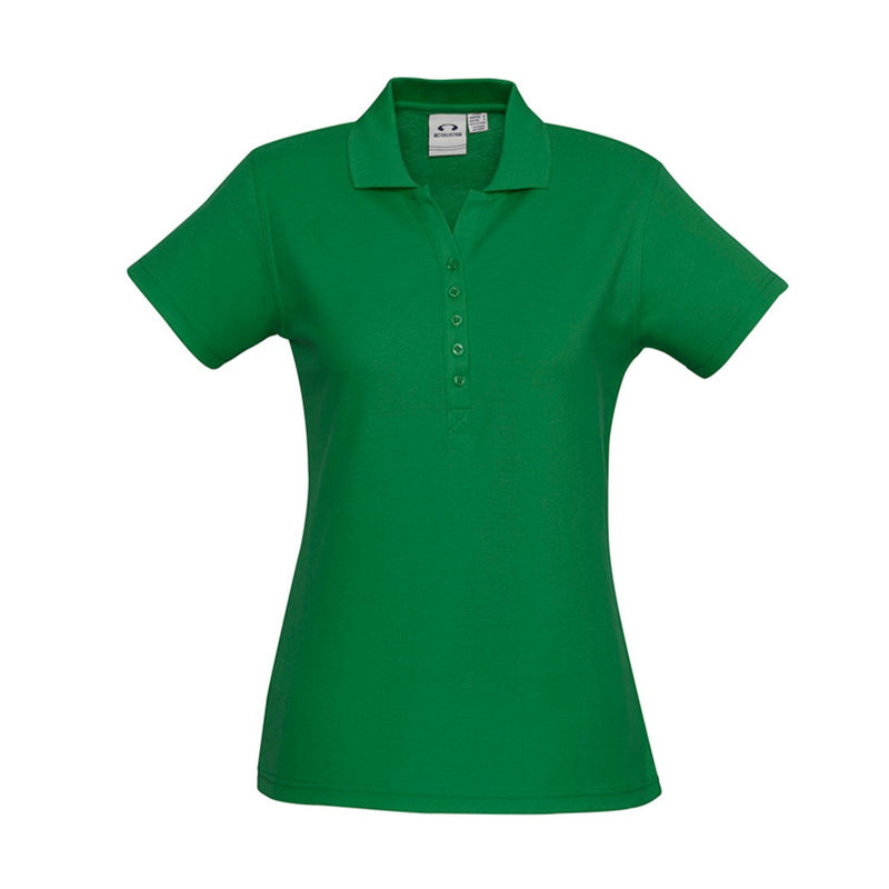 The perfect classic polo for your ladies crew - the Biz Collection Ladies Crew Polo in Kelly Green