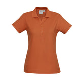 The perfect classic polo for your ladies crew - the Biz Collection Ladies Crew Polo in Orange