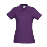 The perfect classic polo for your ladies crew - the Biz Collection Ladies Crew Polo in Purple
