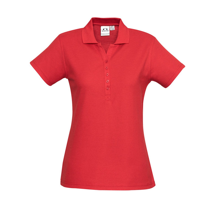 The perfect classic polo for your ladies crew - the Biz Collection Ladies Crew Polo in Red