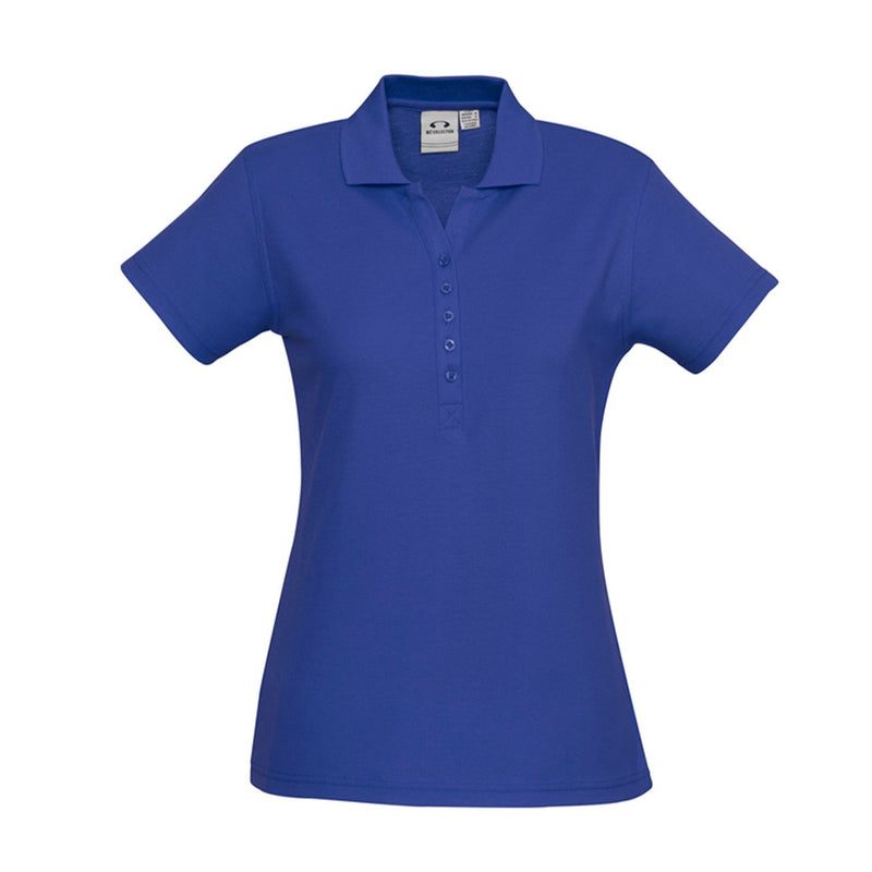 The perfect classic polo for your ladies crew - the Biz Collection Ladies Crew Polo in Royal Blue