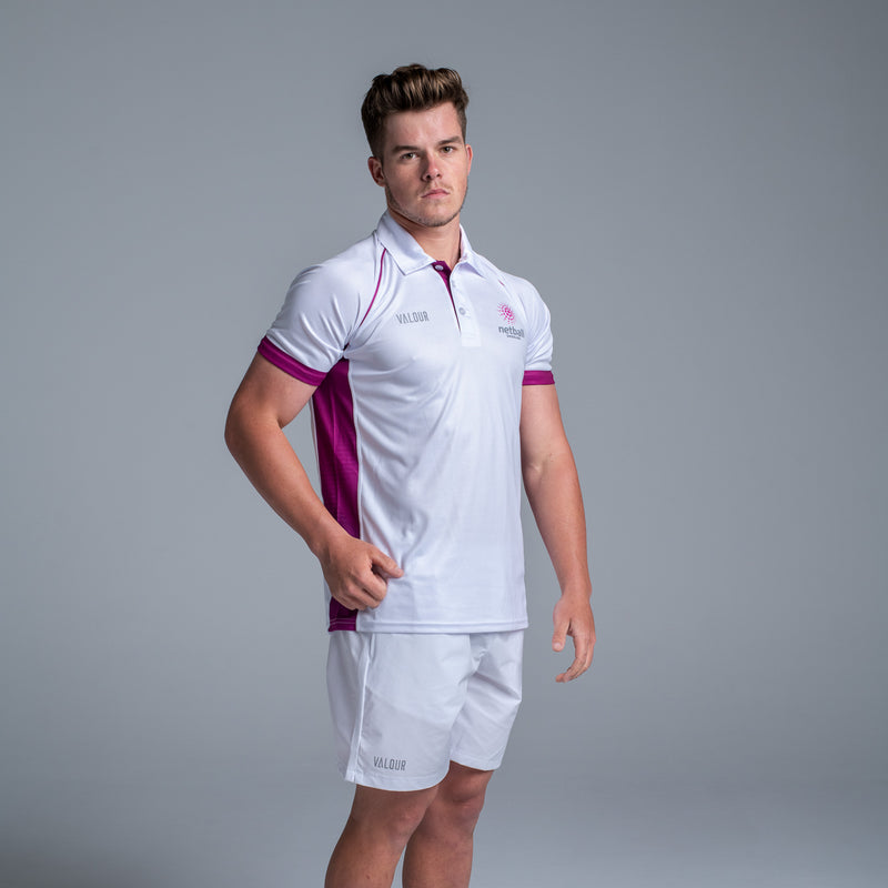 Netball QLD Men's Umpire Polo Shirt