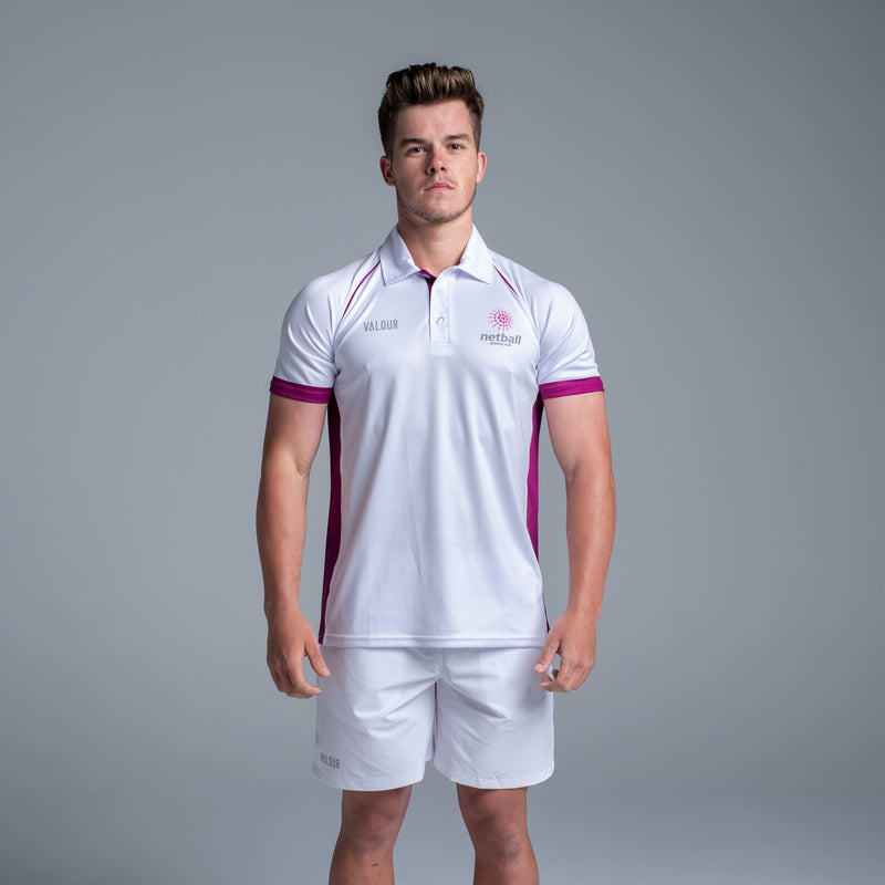 Netball QLD Men's Umpire Polo Shirt