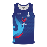 Volleyball NSW Phoenix Beach Singlet - Navy
