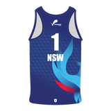 Volleyball NSW Phoenix Beach Singlet - Navy
