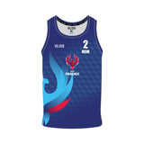 Volleyball NSW Phoenix Beach Singlet - Navy