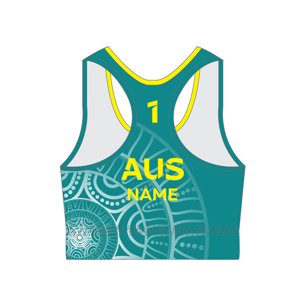 AYCG Women's Competition Beach Volleyball Crop Top - Green
