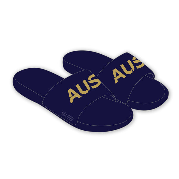 AYCG Unisex Navy Slides